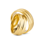 Par de Alianças Banhada Ouro 24k Bérgamo 8mm